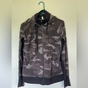 Athleta Camouflage zip up Hoodie
